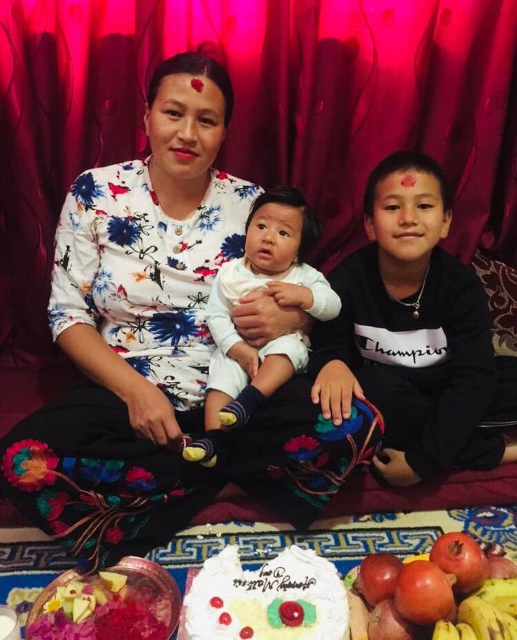 Sushila Shrestha Family